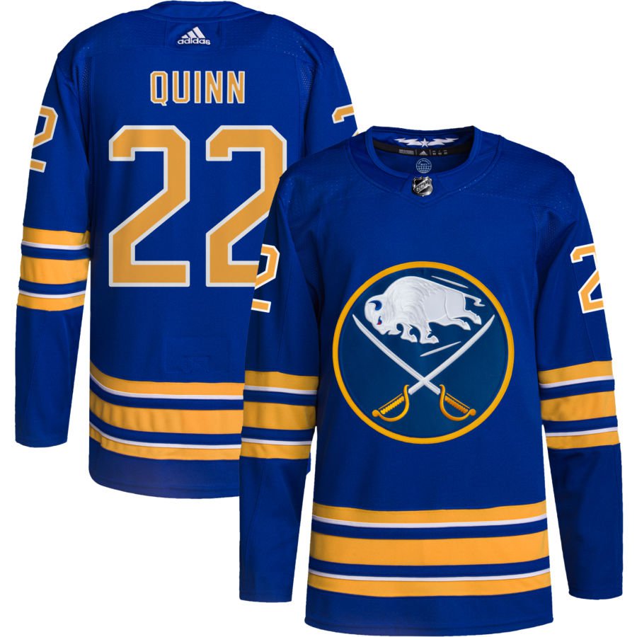 Buffalo Sabres #22 Jack Quinn Royal Home Authentic Pro Jersey