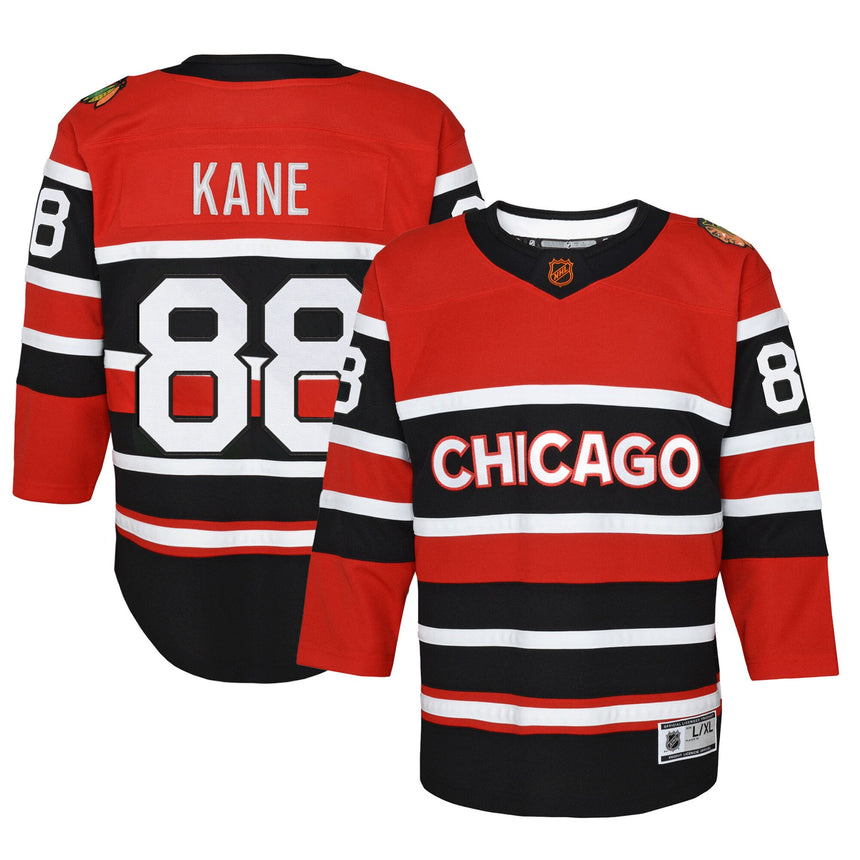 Youth Chicago Blackhawks Patrick Kane Red Reverse Retro Special Edition 2.0 Premier Player Jersey